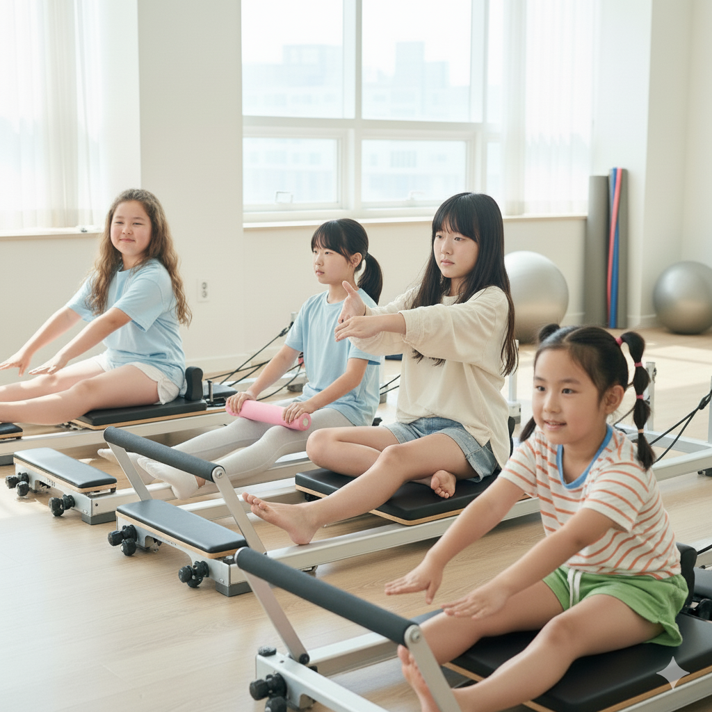 트램폴린에서 점프하는 사람의 모습