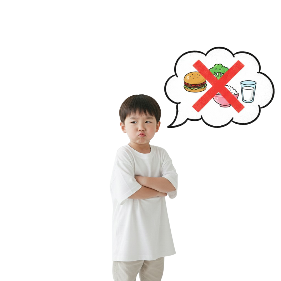 Anak dengan makanan cepat saji